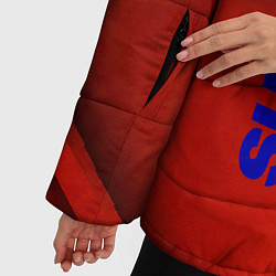 Куртка зимняя женская Suzuki - абстракция, цвет: 3D-светло-серый — фото 2