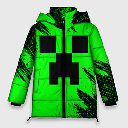 Женская зимняя куртка Minecraft squares