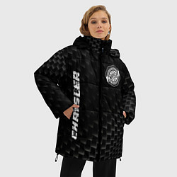 Куртка зимняя женская Chrysler карбоновый фон, цвет: 3D-черный — фото 2