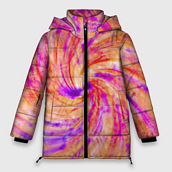 Куртка зимняя женская Color swirls, цвет: 3D-красный