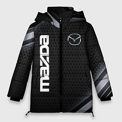 Куртка зимняя женская Mazda карбон, цвет: 3D-светло-серый