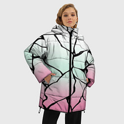 Куртка зимняя женская Шинобу Кочо Кимоно, цвет: 3D-светло-серый — фото 2