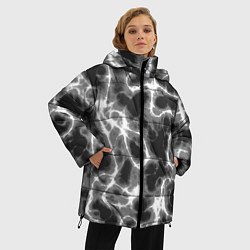 Куртка зимняя женская Дымные корни, цвет: 3D-черный — фото 2
