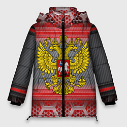 Куртка зимняя женская Россия будущего, цвет: 3D-черный