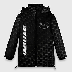 Куртка зимняя женская Jaguar карбоновый фон, цвет: 3D-черный