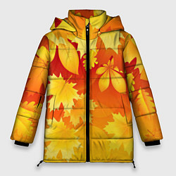 Куртка зимняя женская Символ осени, цвет: 3D-красный