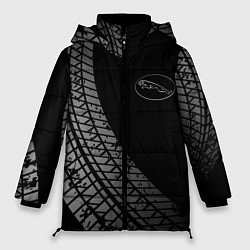 Куртка зимняя женская Jaguar tire tracks, цвет: 3D-черный