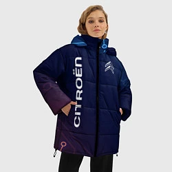 Куртка зимняя женская Citroёn Абстракция, цвет: 3D-светло-серый — фото 2