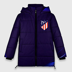 Куртка зимняя женская Фк Atletico абстракция, цвет: 3D-черный