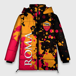 Куртка зимняя женская Roma Краска, цвет: 3D-красный