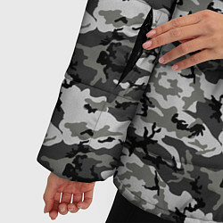 Куртка зимняя женская Камуфляж URBAN городской, цвет: 3D-черный — фото 2