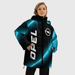 Куртка зимняя женская Opel неоновые лампы, цвет: 3D-черный — фото 2