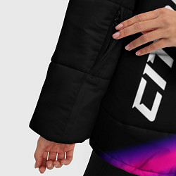 Куртка зимняя женская Citroen speed lights, цвет: 3D-черный — фото 2