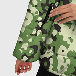 Куртка зимняя женская Камуфляж Flectar-D, цвет: 3D-черный — фото 2