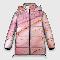 Куртка зимняя женская Коралловый мрамор, цвет: 3D-светло-серый