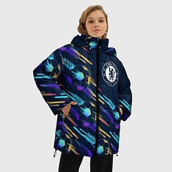 Куртка зимняя женская Chelsea градиентные мячи, цвет: 3D-черный — фото 2