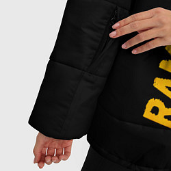Куртка зимняя женская Ramones - gold gradient: по-вертикали, цвет: 3D-черный — фото 2