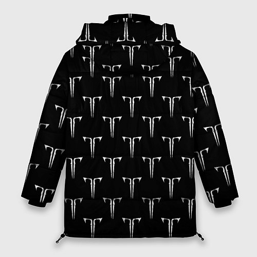 Женская зимняя куртка Лост арк паттерн / 3D-Светло-серый – фото 2