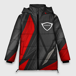 Куртка зимняя женская Genesis sports racing, цвет: 3D-черный