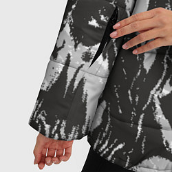 Куртка зимняя женская Evil from the Darkness, цвет: 3D-светло-серый — фото 2