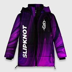 Куртка зимняя женская Slipknot violet plasma, цвет: 3D-черный