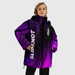 Куртка зимняя женская Slipknot violet plasma, цвет: 3D-черный — фото 2