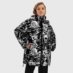 Куртка зимняя женская JDM Pattern, цвет: 3D-светло-серый — фото 2