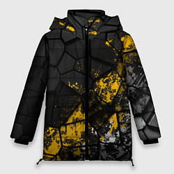 Куртка зимняя женская Имперская геометрия, цвет: 3D-черный