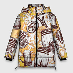 Куртка зимняя женская Beer barrels, цвет: 3D-черный