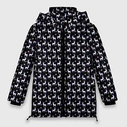 Женская зимняя куртка Glitch свитер с оленями