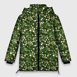 Куртка зимняя женская Милитари камни, цвет: 3D-светло-серый