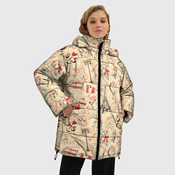 Куртка зимняя женская Paris ohh la la, цвет: 3D-светло-серый — фото 2