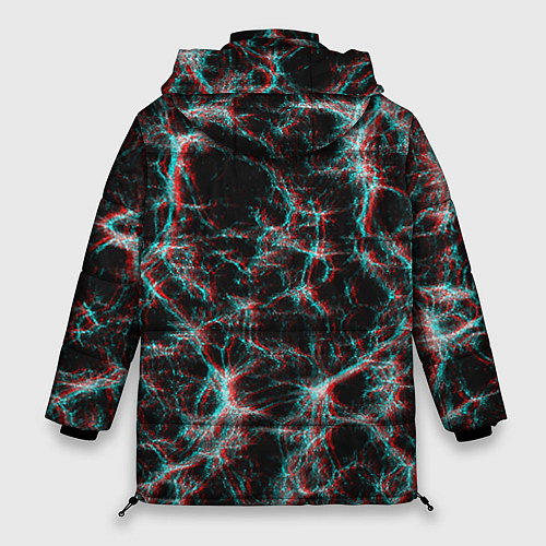 Женская зимняя куртка Сеть нейронов / 3D-Светло-серый – фото 2