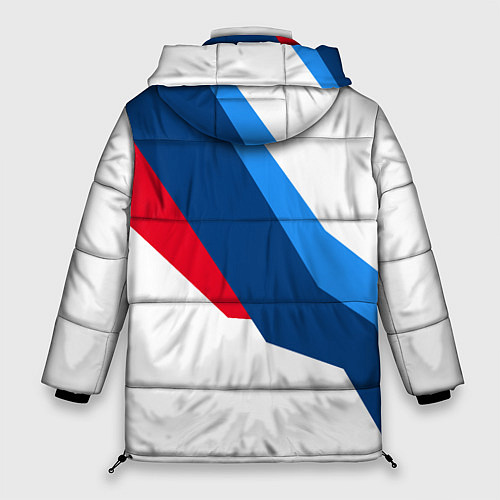 Женская зимняя куртка Bmw - мотоспорт / 3D-Светло-серый – фото 2