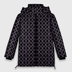 Куртка зимняя женская Фиолетовый паттерн, цвет: 3D-красный