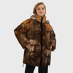 Куртка зимняя женская Джоэл и Элли - The Last of Us, цвет: 3D-черный — фото 2