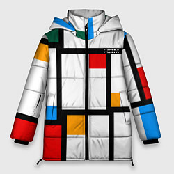 Куртка зимняя женская Как свитер из 80х FIRM, цвет: 3D-светло-серый