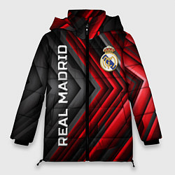Куртка зимняя женская Real Madrid art, цвет: 3D-черный