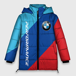 Куртка зимняя женская Bmw - m colors, цвет: 3D-светло-серый