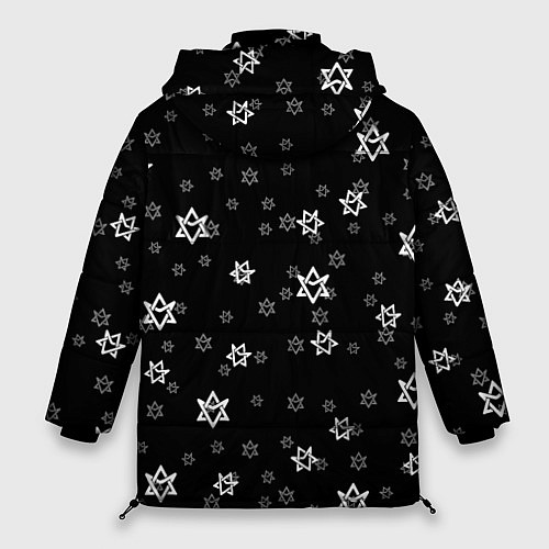 Женская зимняя куртка Astro emblem pattern / 3D-Светло-серый – фото 2