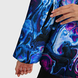 Куртка зимняя женская Сине-малиновая горная порода, цвет: 3D-светло-серый — фото 2