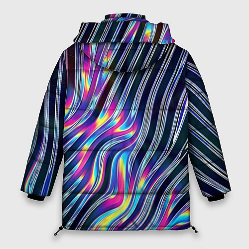 Женская зимняя куртка Металлический блеск / 3D-Светло-серый – фото 2