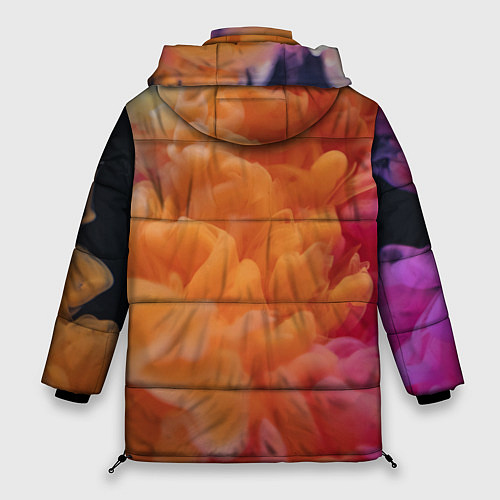 Женская зимняя куртка Разноцветный дым сгустки / 3D-Светло-серый – фото 2