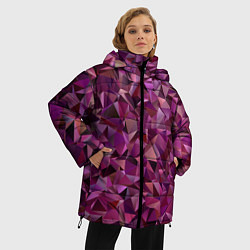 Куртка зимняя женская Весенний оригами, цвет: 3D-красный — фото 2