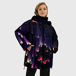 Куртка зимняя женская Необо закат, цвет: 3D-светло-серый — фото 2