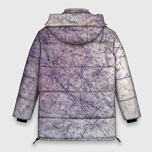 Женская зимняя куртка Неразбериха в рисунке / 3D-Светло-серый – фото 2
