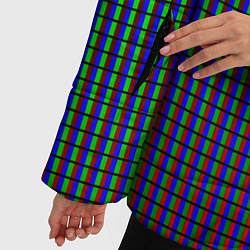 Куртка зимняя женская Multicolored texture, цвет: 3D-черный — фото 2