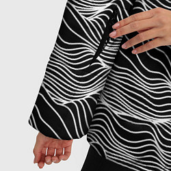 Куртка зимняя женская Авангардный растровый паттерн, цвет: 3D-светло-серый — фото 2