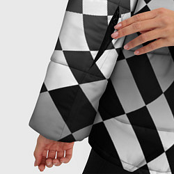 Куртка зимняя женская Chrysler racing flag, цвет: 3D-черный — фото 2