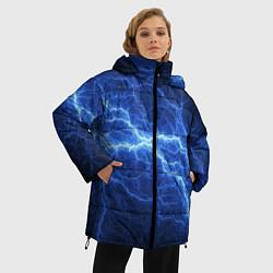 Куртка зимняя женская Разряд электричества, цвет: 3D-светло-серый — фото 2